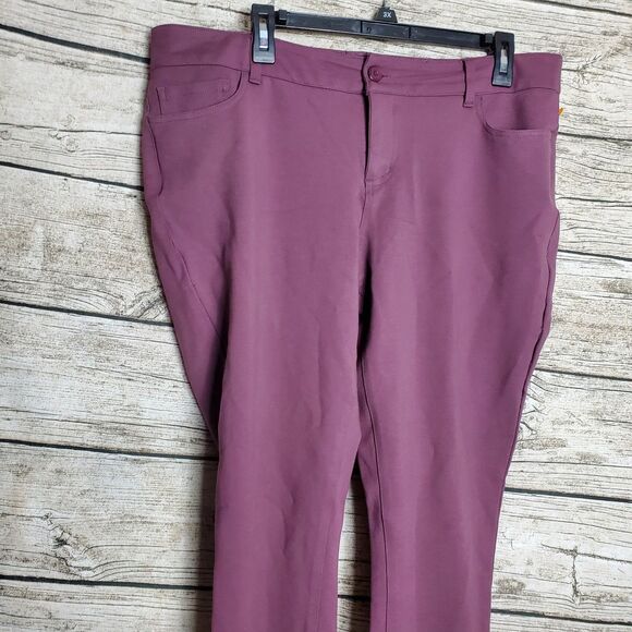 Torrid Purple Stretch Jegging Pants Size 16T - Picture 2 of 9